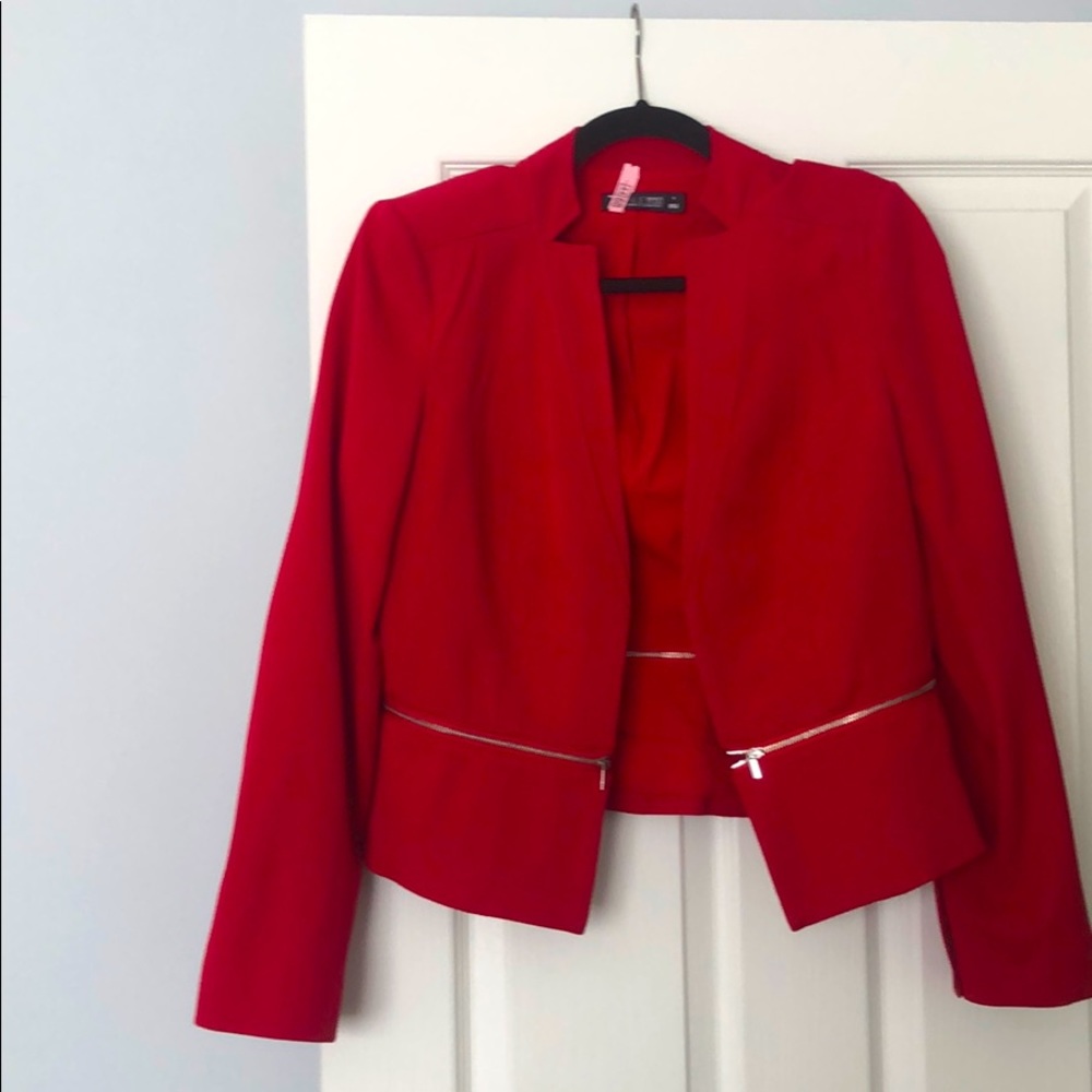 Red blazer